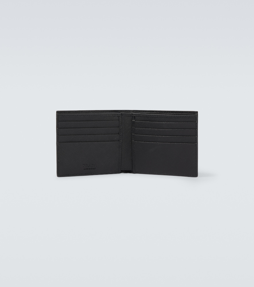  Prada Prada Logo Saffiano Leather Wallet 