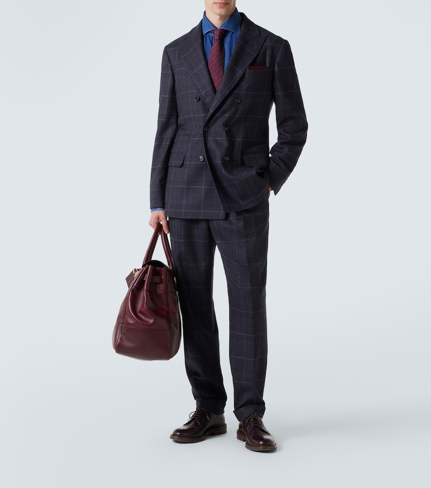  Brunello Cucinelli Brunello Cucinelli Anzug Aus Kaschmir Und Wolle 