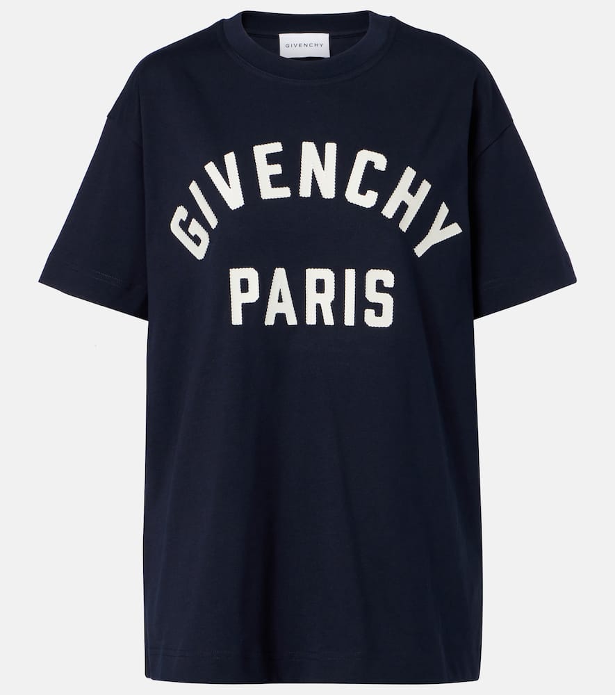 Paris logo cotton jersey T-shirt