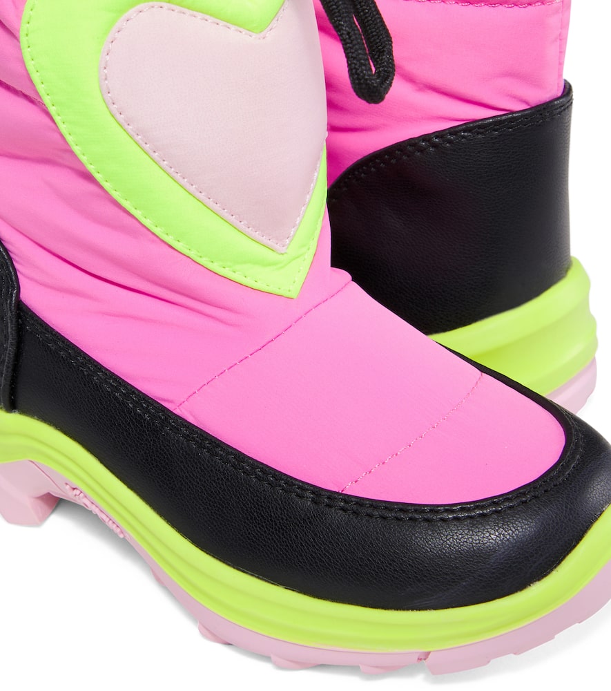 Stella Mccartney Colorblocked Snow Boots In Multi