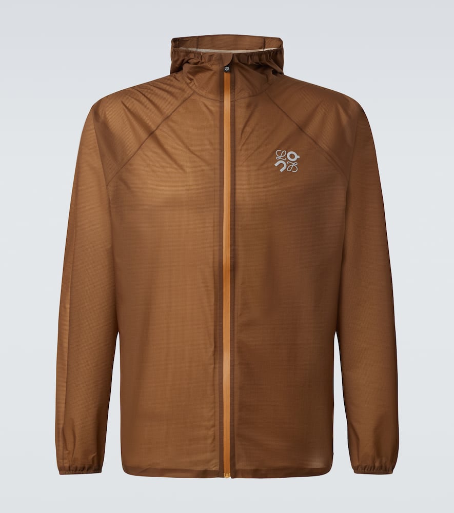 Loewe X On Ultra Technical Jacket In Brown