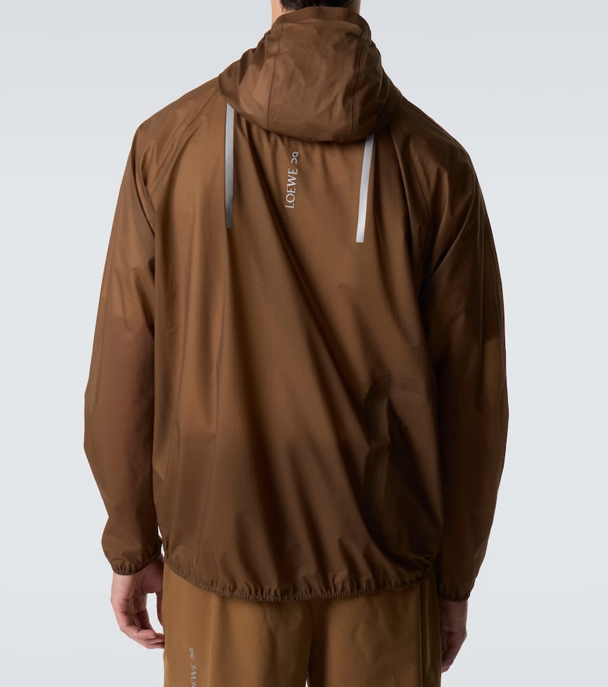 Loewe X On Ultra Technical Jacket In Brown