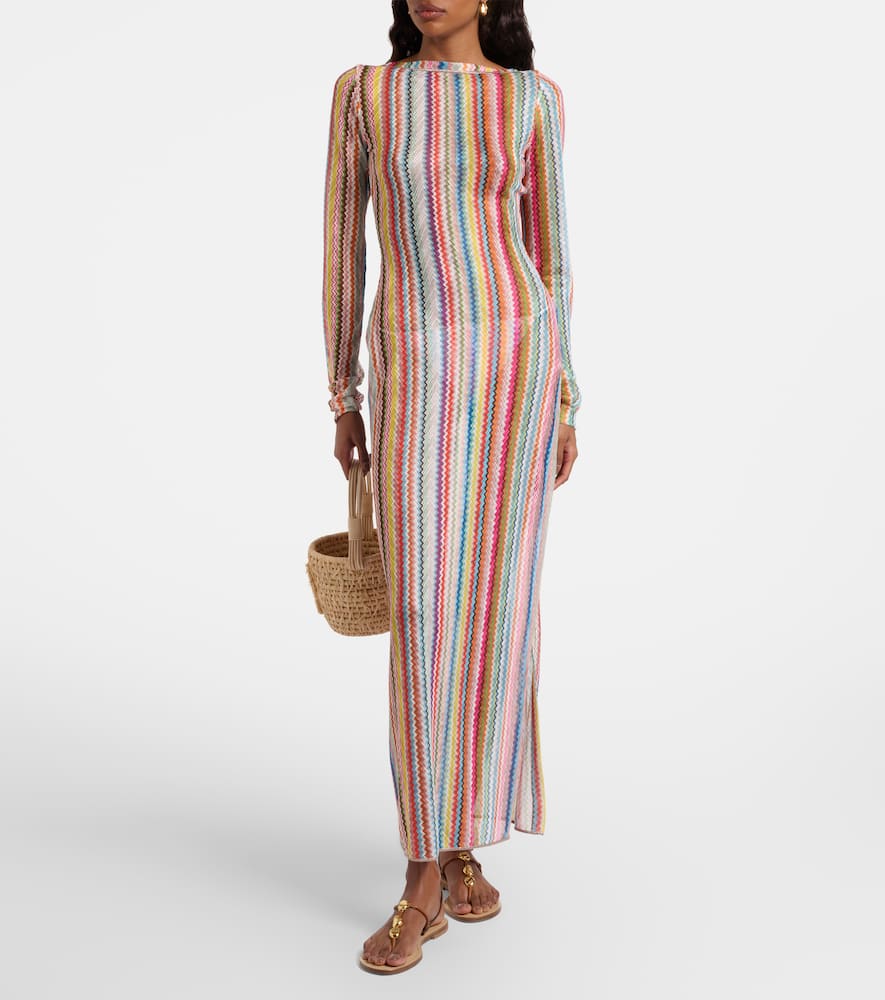 Missoni Zig Zag Beach Cover-up In Multi