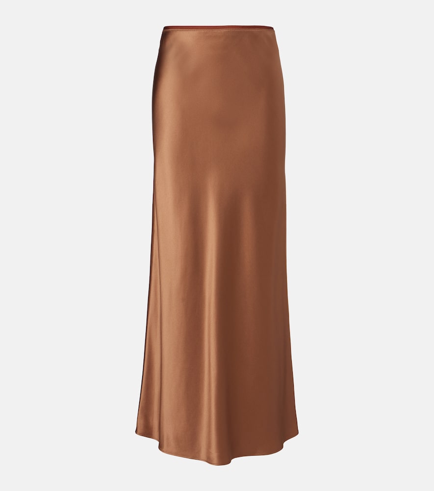Joseph Isaak Silk Satin Maxi Skirt