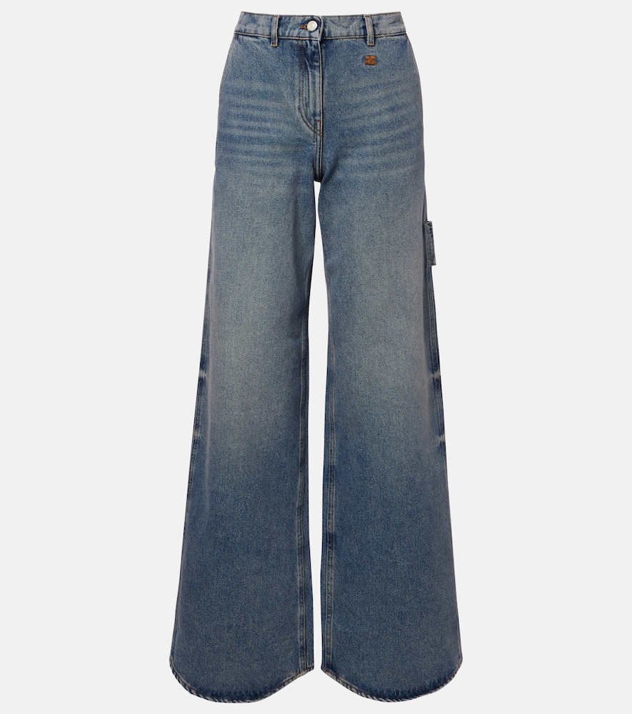 Courrges Jean wide-leg logo 275 €