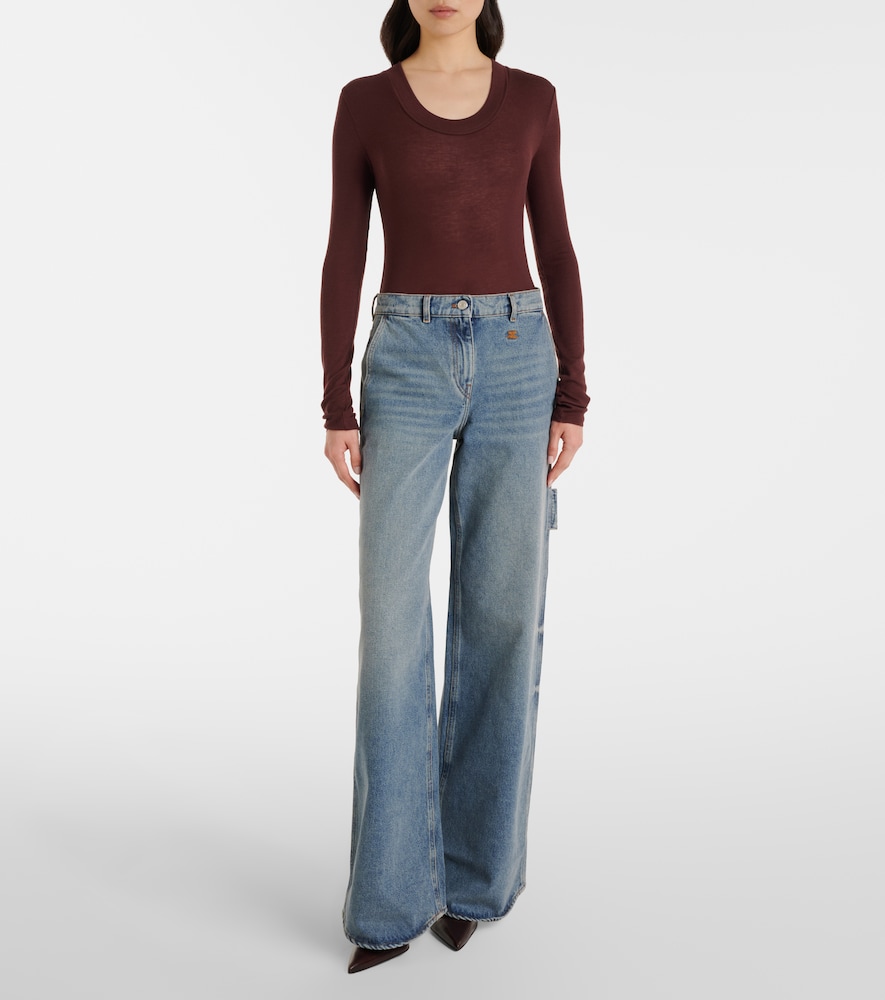 Courrèges Logo Wide- Leg