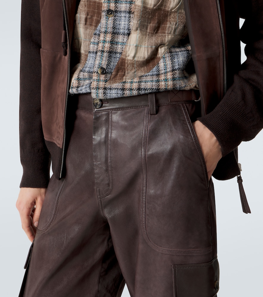  Loewe Loewe Leather Cargo Pants 