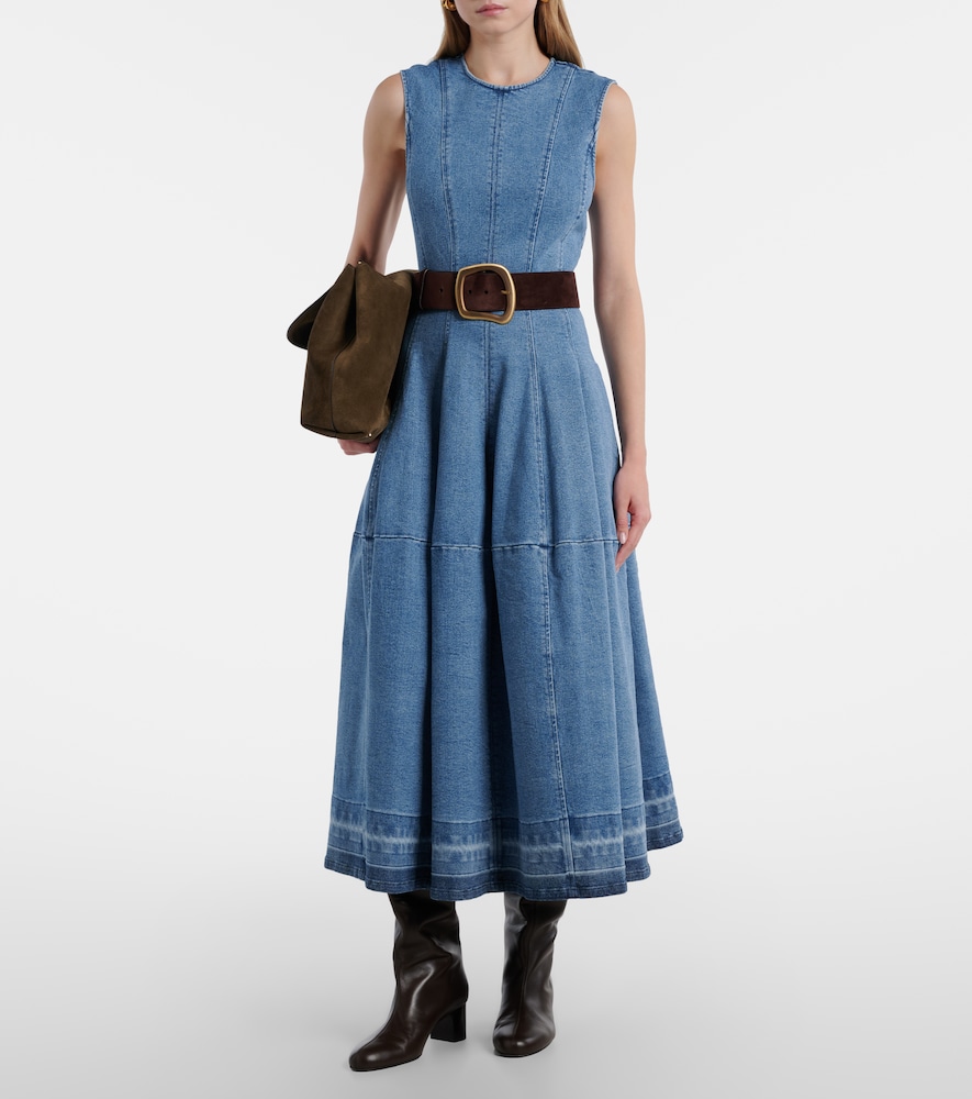  Simkhai Simkhai Maxikleid Bowen Aus Denim 