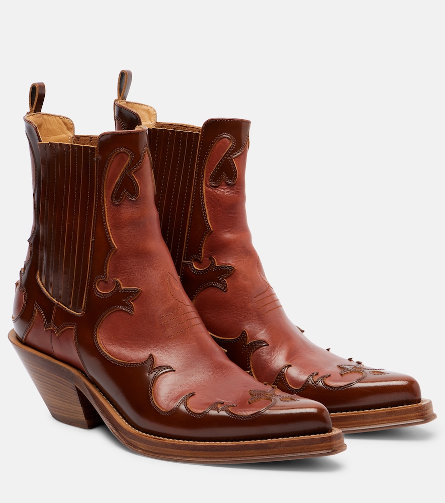 Gabriela Hearst Cassidy leather cowboy boots