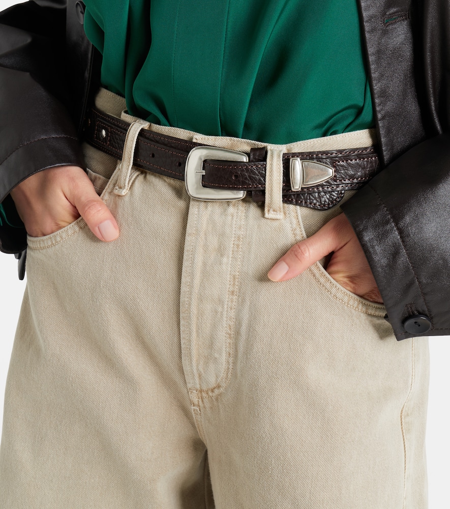  Lemaire Lemaire Studded Leather Belt 