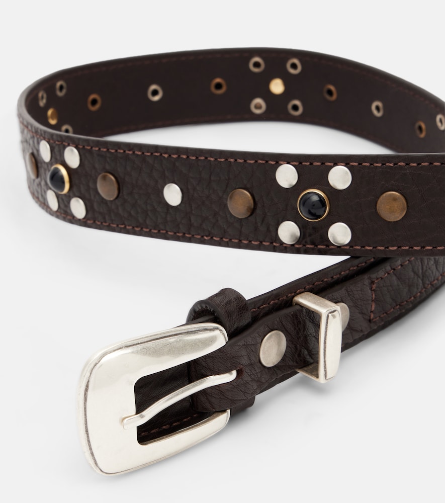 Lemaire Lemaire Studded Leather Belt 