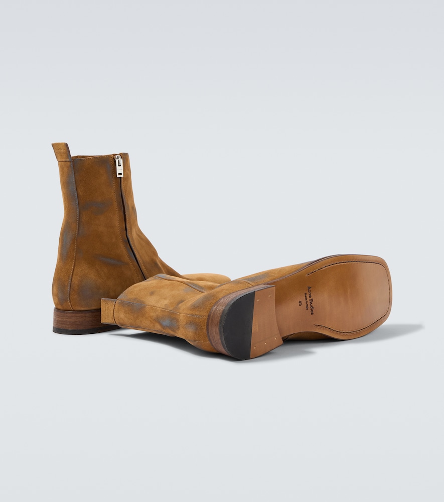  Acne Studios Acne Studios Ankle Boots Aus Veloursleder 