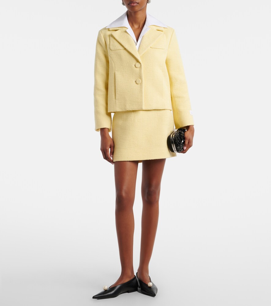 Patou Cotton miniskirt