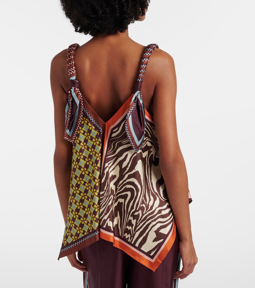  Alemais Alemais Wilson Printed Silk Twill Top 