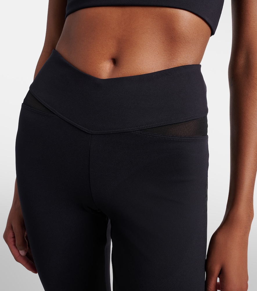 Comaneci Tulle-Trimmed Leggings