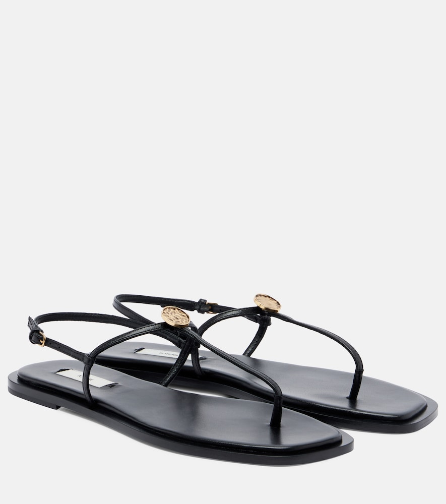 Sandali infradito in pelle