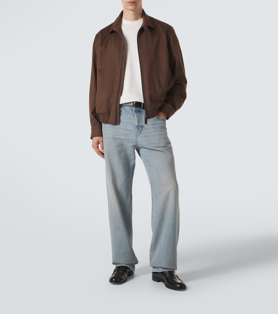 Moncler eather-trimmed cotton jersey T-shirt | Thumbnail 2 Moncler eather-trimmed cotton jersey T-shirt | Thumbnail 2