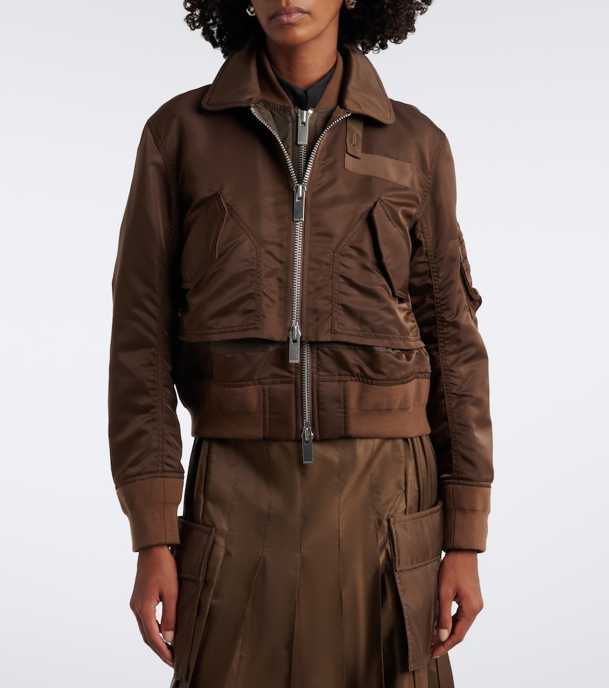 Layered Technical Bomber Jacket