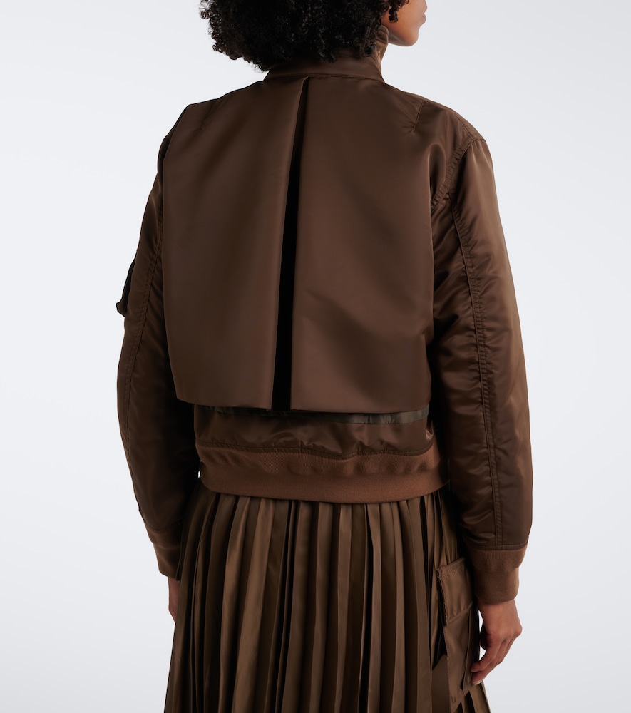 Layered Technical Bomber Jacket
