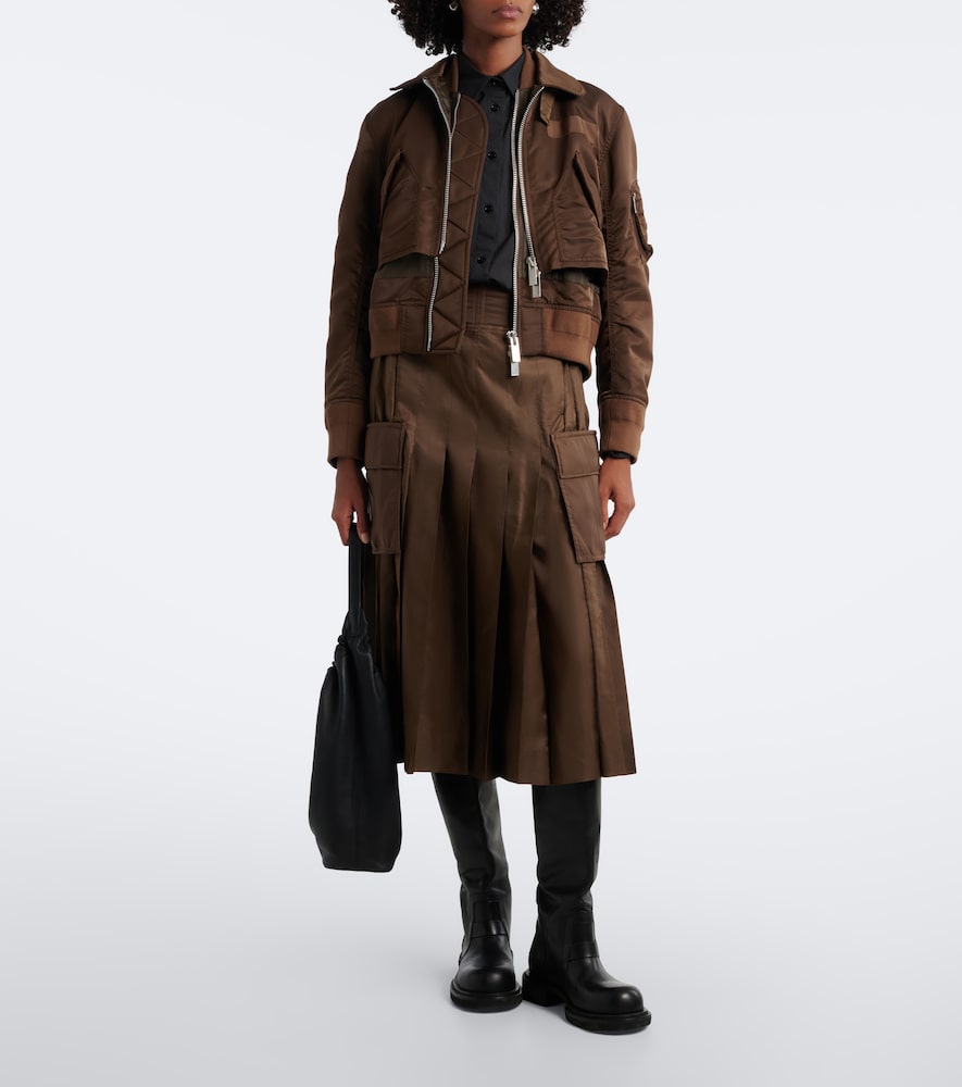 Layered Technical Bomber Jacket