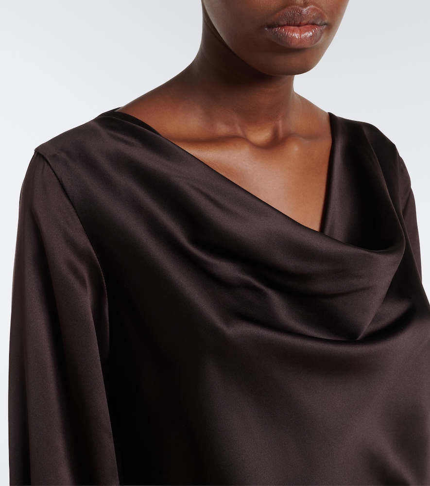 Elegante Scarf-Detail Blouse