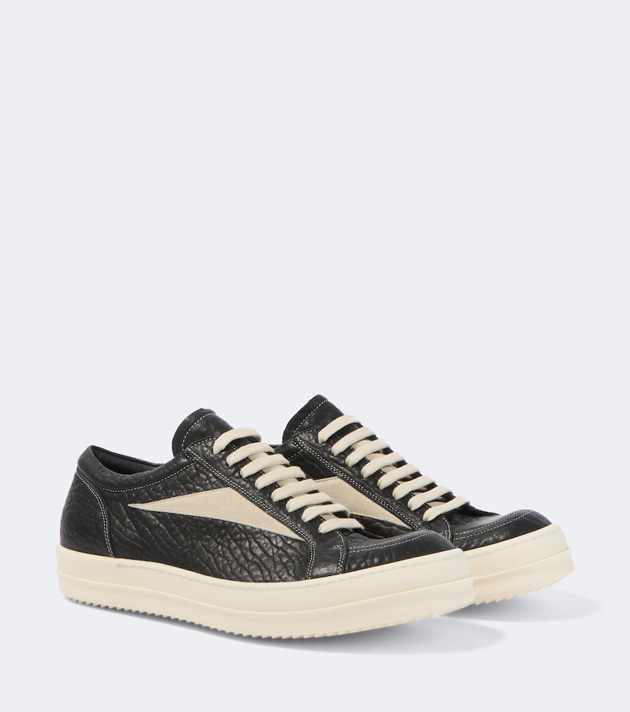 Sneakers Vintage in pelle con suede