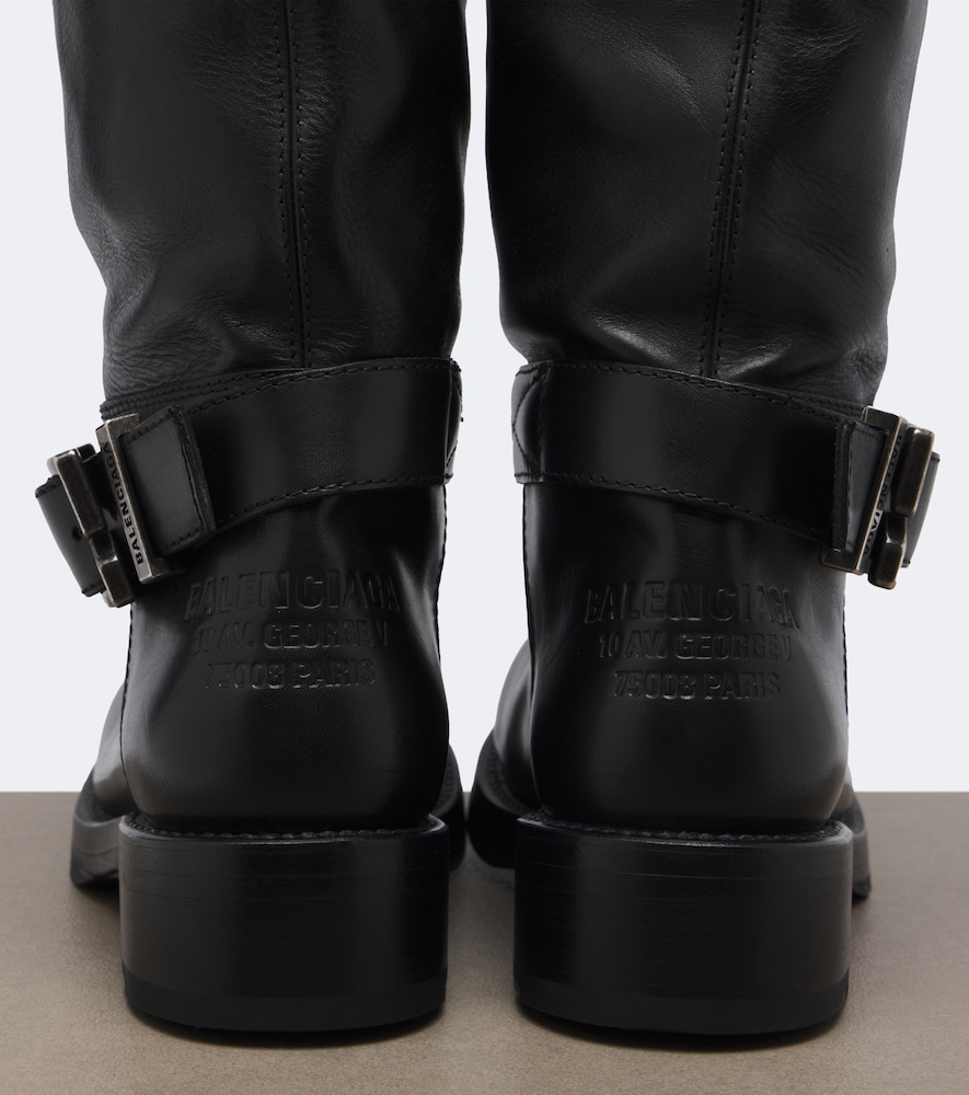 Leather Over-The-Knee Boots