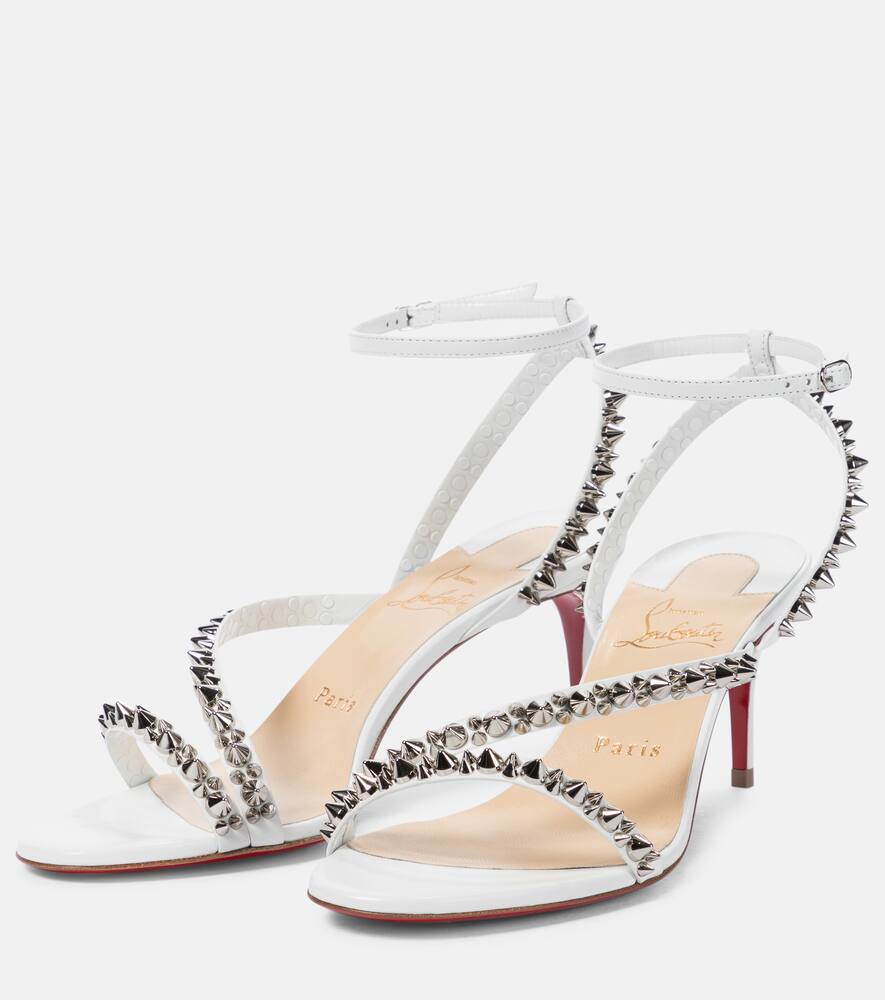 CHRISTIAN LOUBOUTIN MAFALDINA SPIKES 70 LEATHER SANDALS