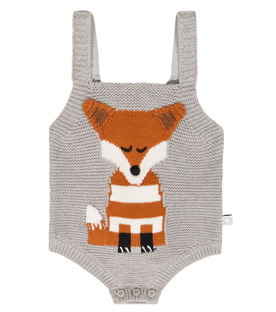 Stella McCartney Kids Baby cotton and wool onesie