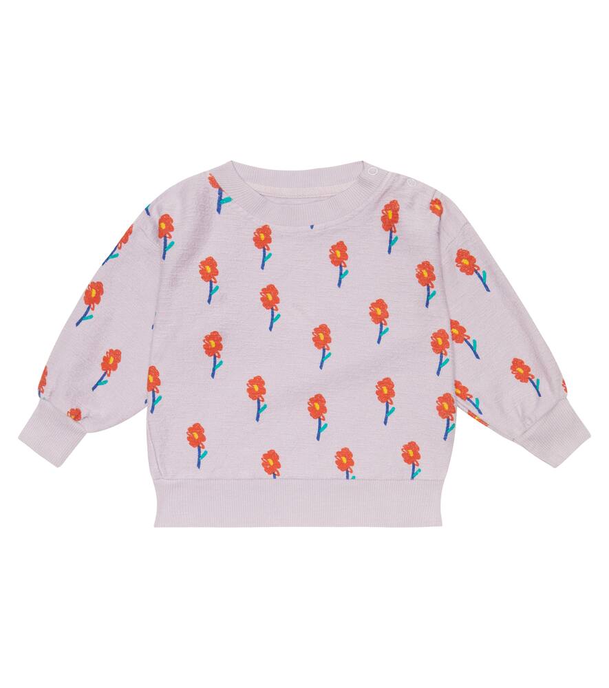 Bobo Choses Baby floral cotton sweatshirt