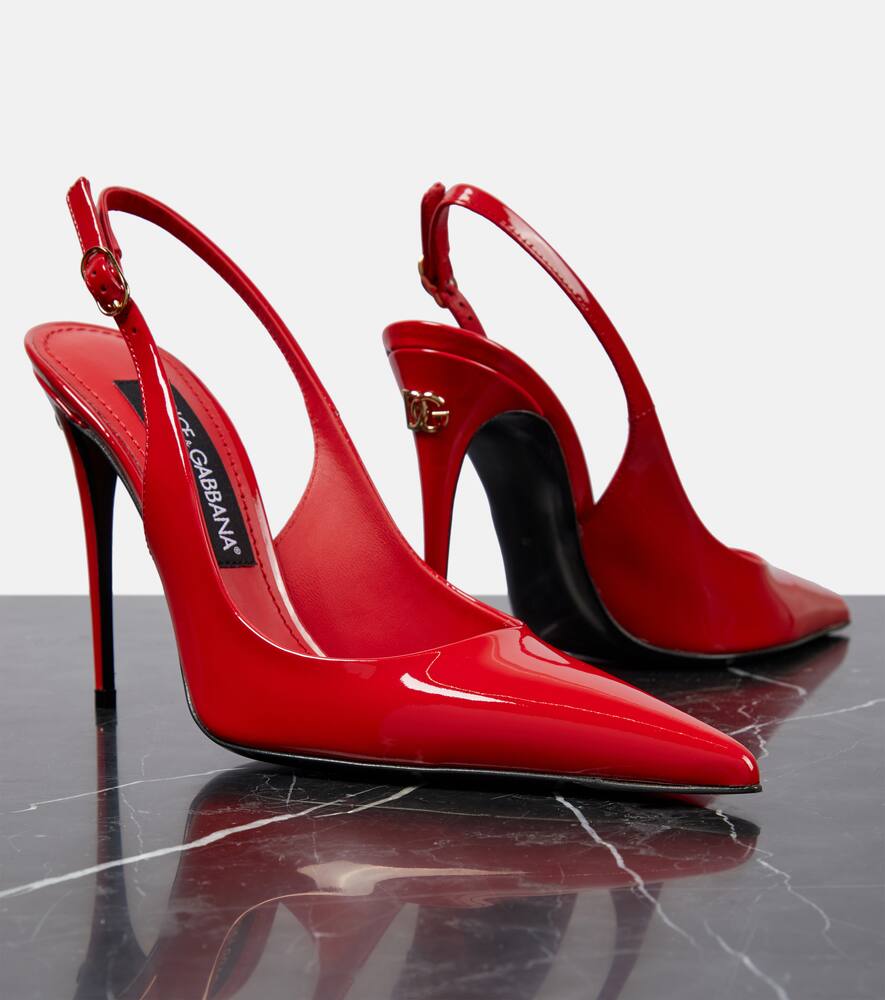 Dolce & Gabbana Leather Shoes In Red