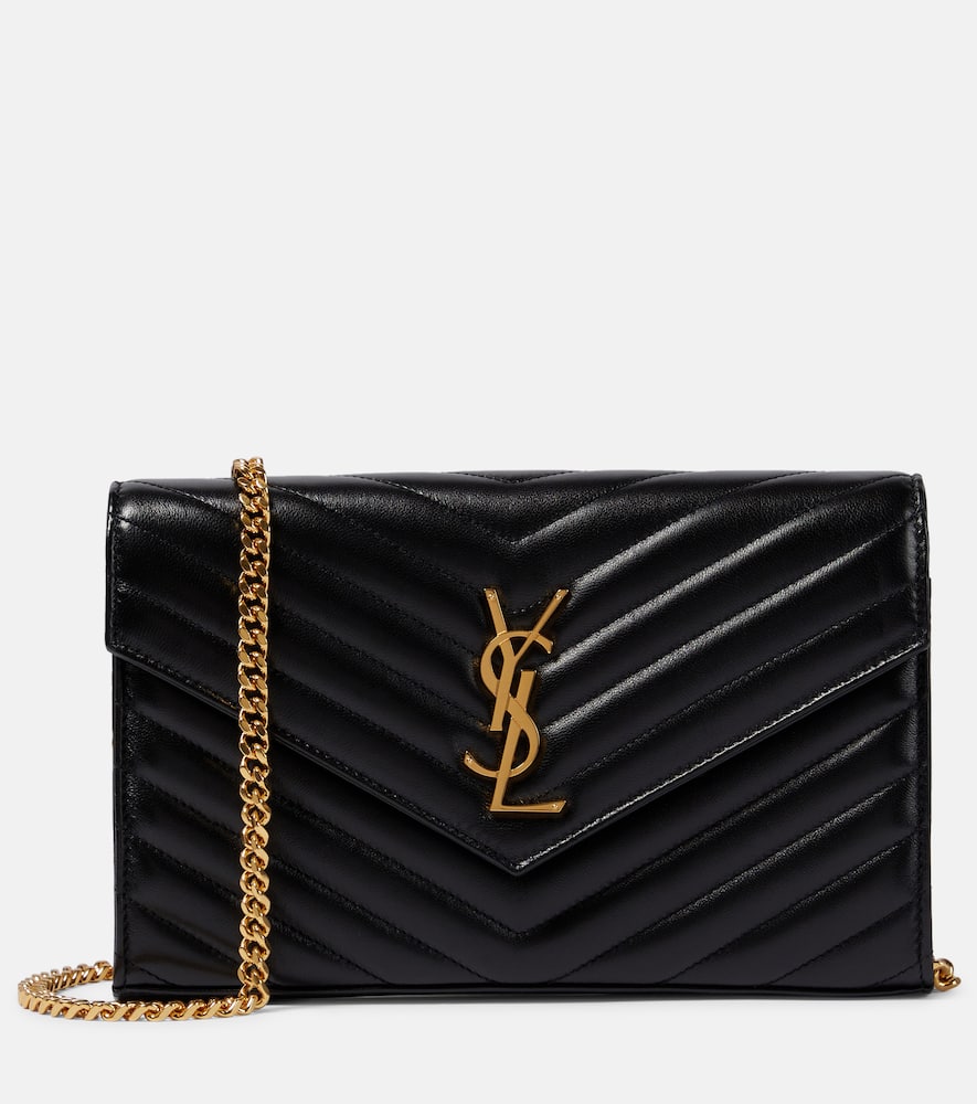 Cassandre matelassé leather wallet on chain