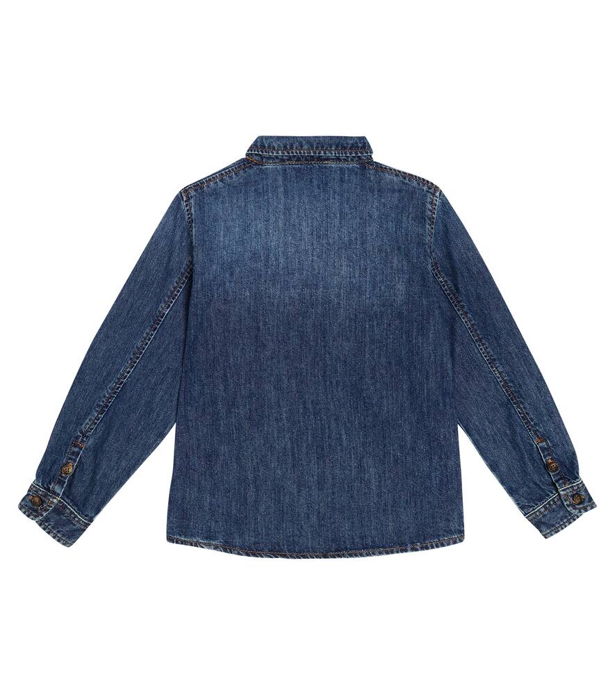 Bonpoint Altman Denim Shirt In Blue