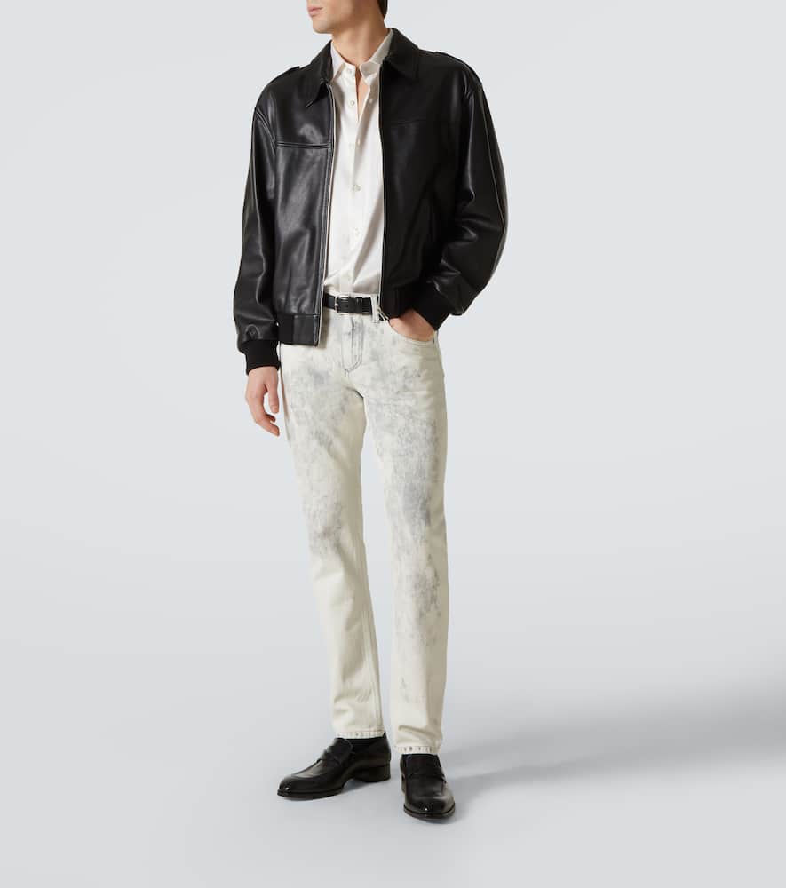 Dolce&Gabbana Printed straight jeans