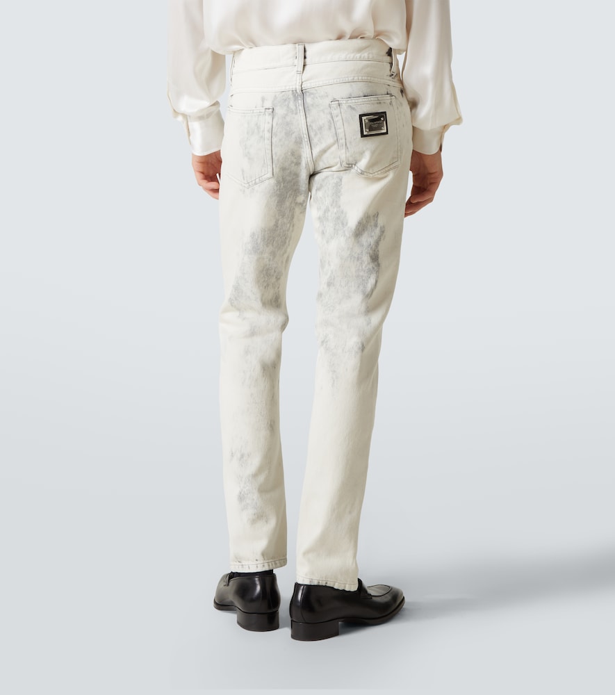  Dolce&gabbana Dolce&gabbana Printed Straight Jeans 