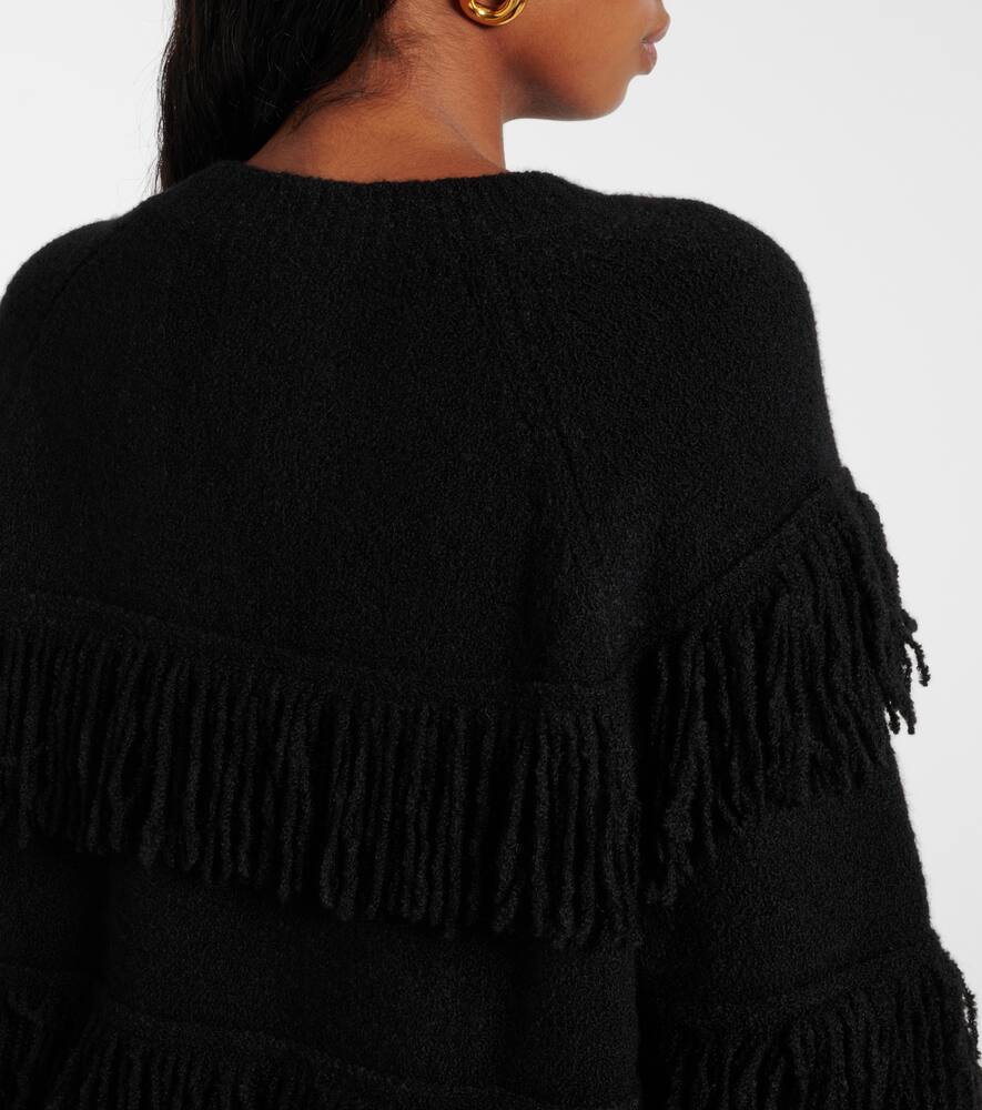 Lisa Yang Agneta Fringed Cashmere-blend Sweater In White