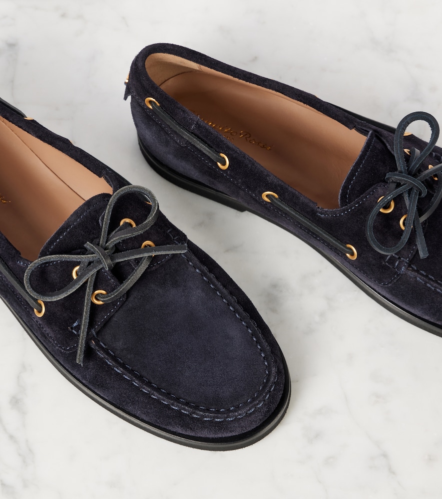 Vandée Suede Boat Shoes