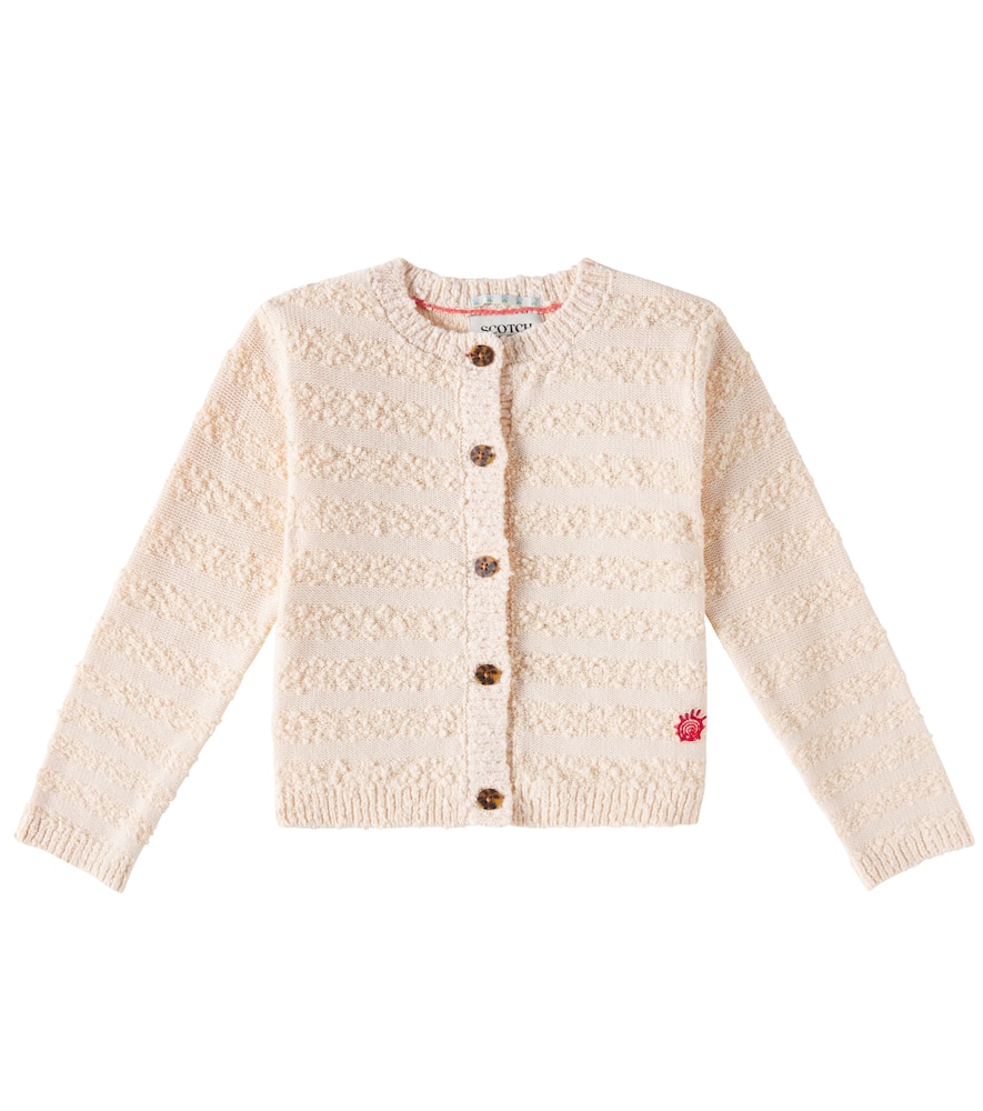 Scotch & Soda Girls' Boucle Cardigan - Little Kid, Big Kid In Red
