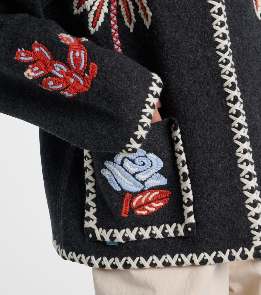 Alanui Remember Me Virgin Wool Jacket In Black