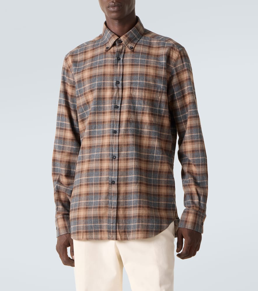 Slowear Hemd Aus Baumwollflanell In Multi