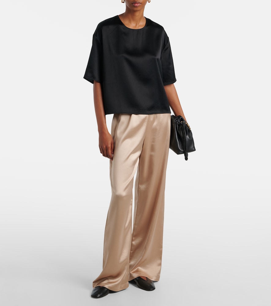 Leset Barb satin T-shirt