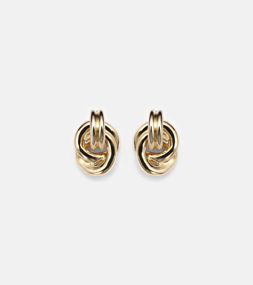 Stone And Strand 14kt Gold Earrings In Gold