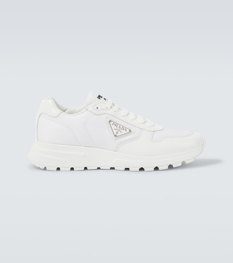 Prada Re-nylon And Leather Sneakers