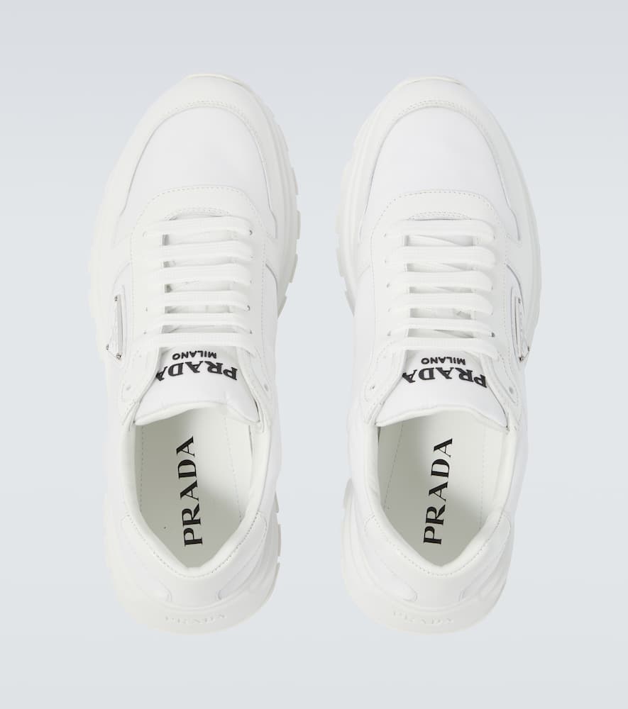Prada Re-nylon And Leather Sneakers