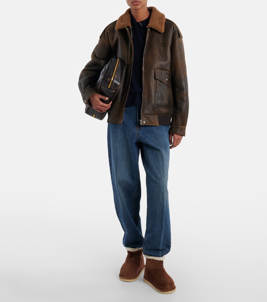 Shearling-Lined Ankle Boots