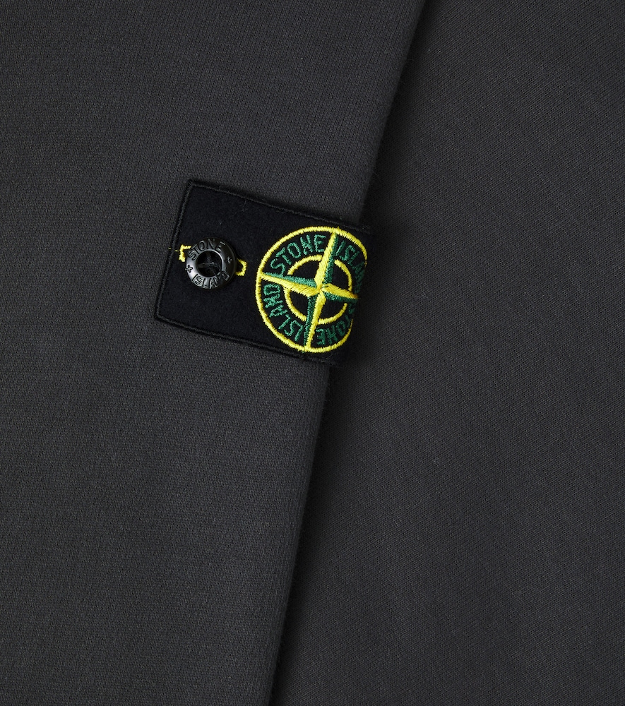  Stone Island Junior Stone Island Junior Compass Cotton Jersey Hoodie 