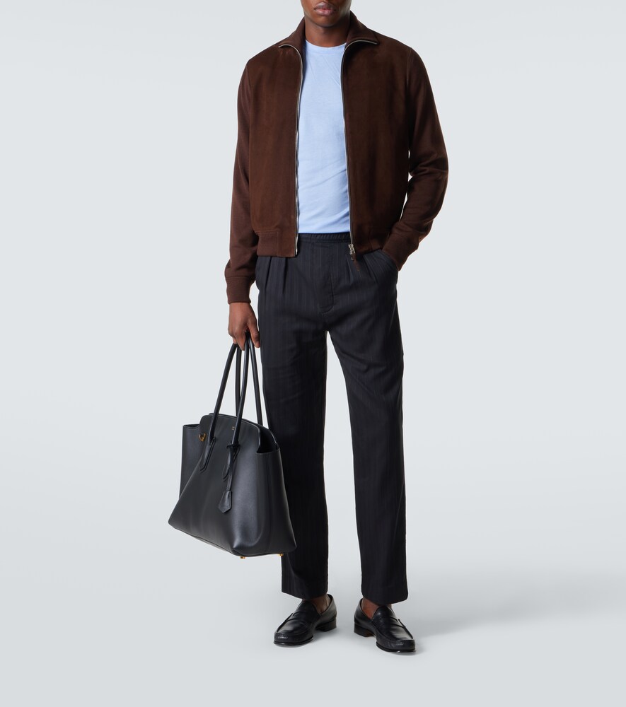  Tom Ford Tom Ford Cardigan Mit Veloursleder 