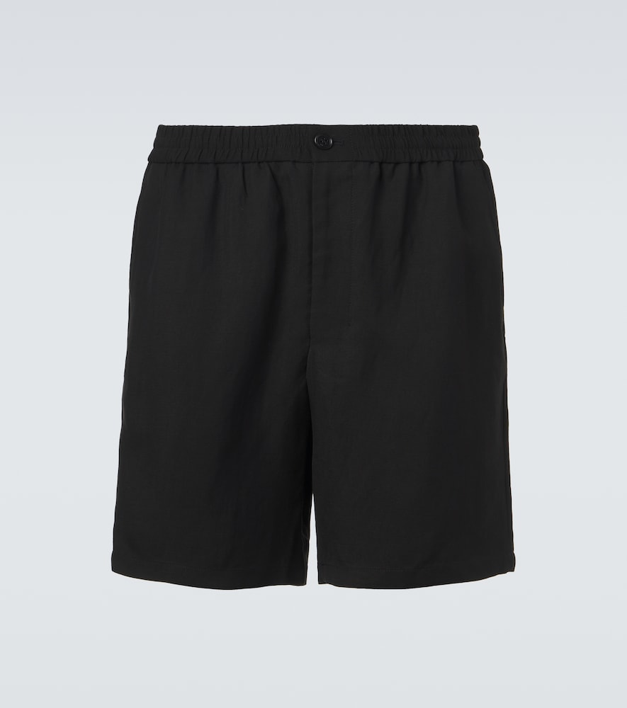 Ami Paris Ami De Caur gabardine shorts