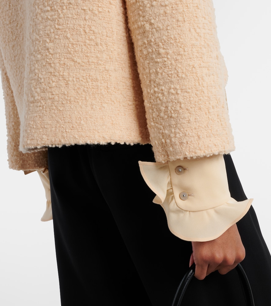 Garavani Embellished Wool-Blend Tweed Jacket