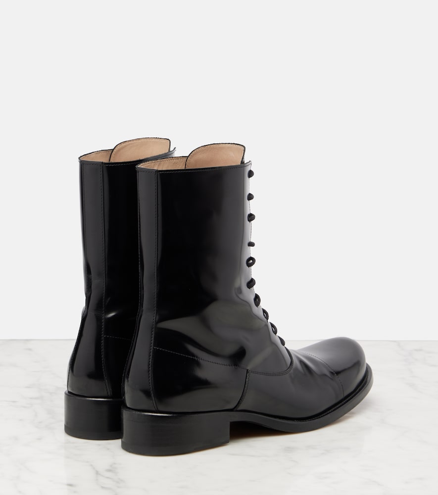 Kai Leather Lace-Up Boots